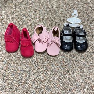 Lot baby girl shoes